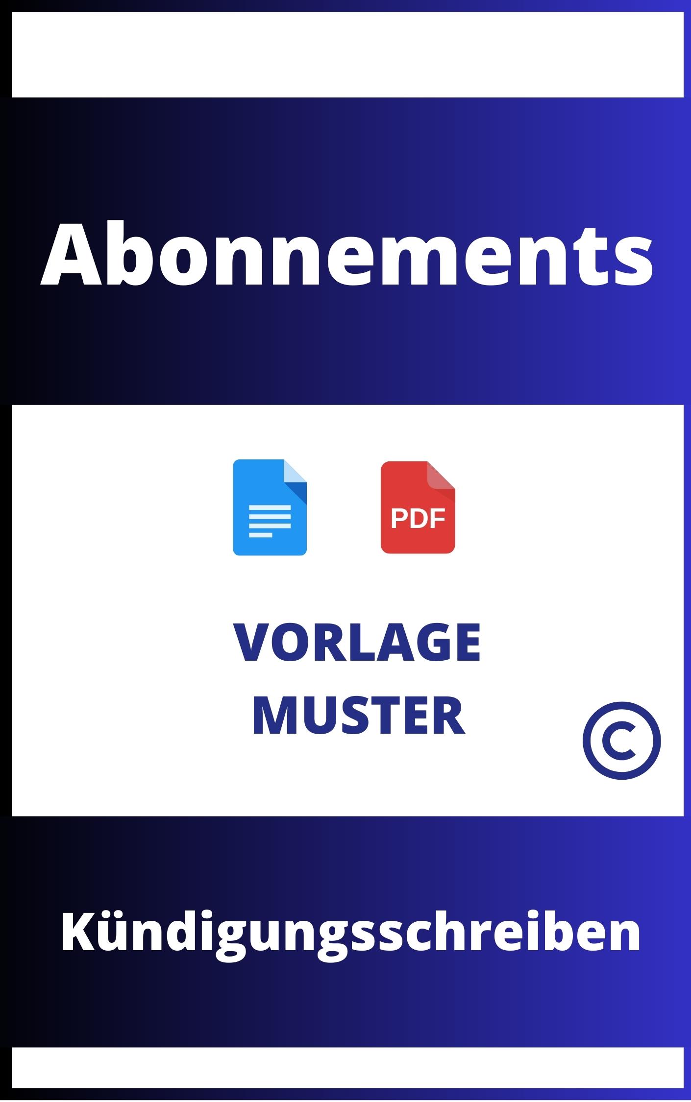 Abonnements